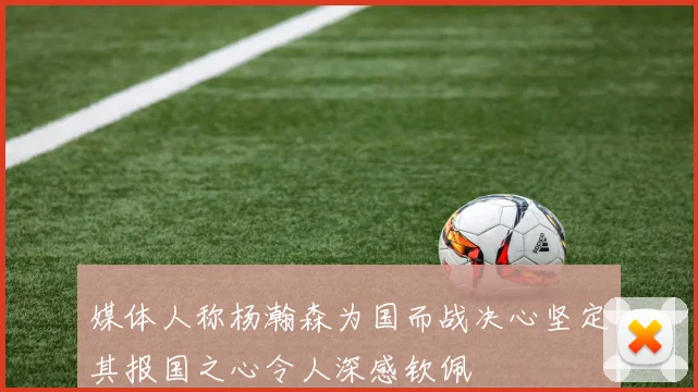 媒体人称杨瀚森为国而战决心坚定其报国之心令人深感钦佩